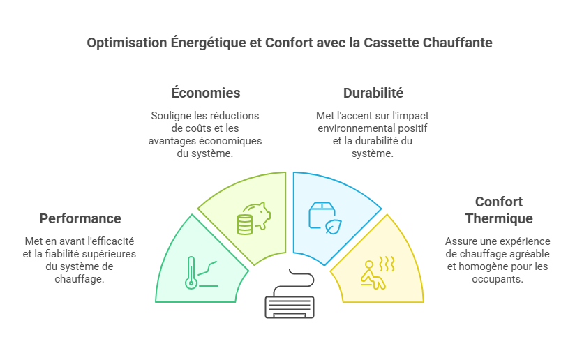 Cassette chauffante : la technologie de rayonnement infrarouge au service des bâtiments tertiaires et industriels